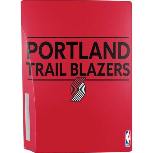 NBA Portland Trail Blazers Standard - Red PS5 Console Skin