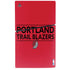 NBA Portland Trail Blazers Standard - Red PS5 Slim Disk Console Skin