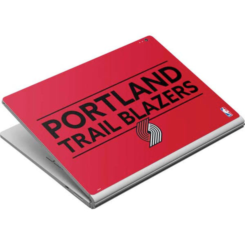 NBA Portland Trail Blazers Standard - Red Surface Book Skin