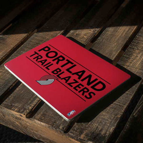 NBA Portland Trail Blazers Standard - Red Surface Laptop 2 Skin