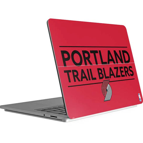 NBA Portland Trail Blazers Standard - Red Surface Laptop Studio Skin