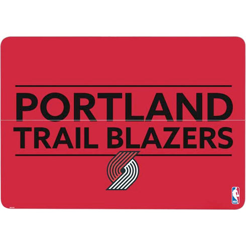 NBA Portland Trail Blazers Standard - Red Surface Laptop Studio Skin