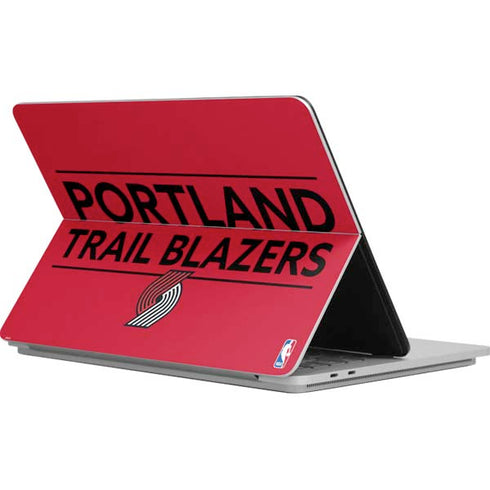 NBA Portland Trail Blazers Standard - Red Surface Laptop Studio Skin
