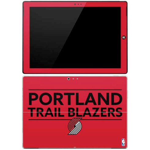 NBA Portland Trail Blazers Standard - Red Surface Pro 3 Skin