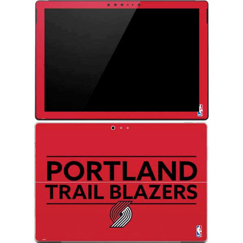 NBA Portland Trail Blazers Standard - Red Surface Pro 4 Skin