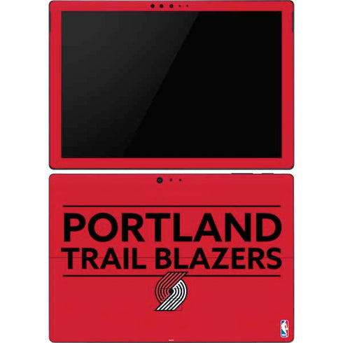 NBA Portland Trail Blazers Standard - Red Surface Pro 6 Skin