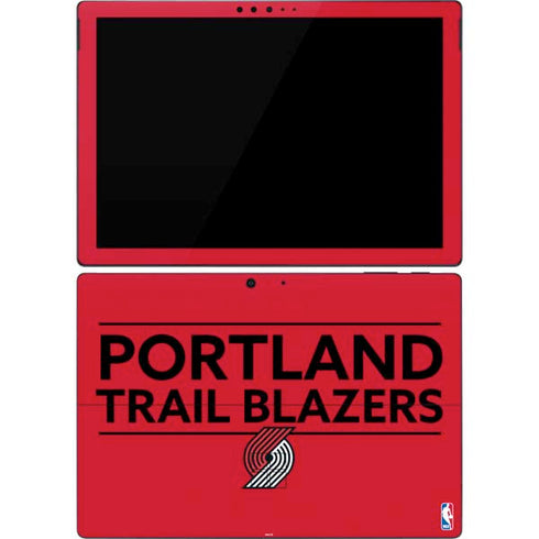 NBA Portland Trail Blazers Standard - Red Surface Pro 7 Skin