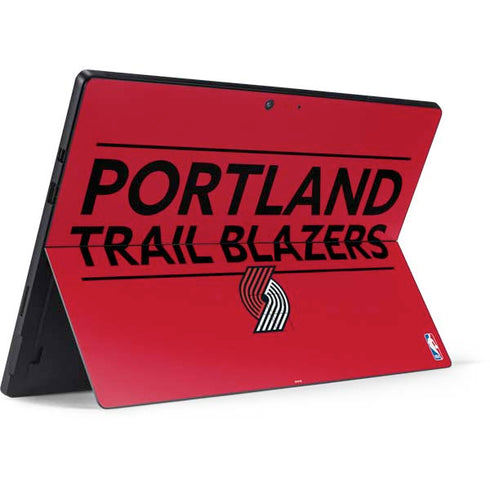 NBA Portland Trail Blazers Standard - Red Surface Pro 7 Skin