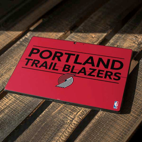 NBA Portland Trail Blazers Standard - Red Surface Pro 7 Skin