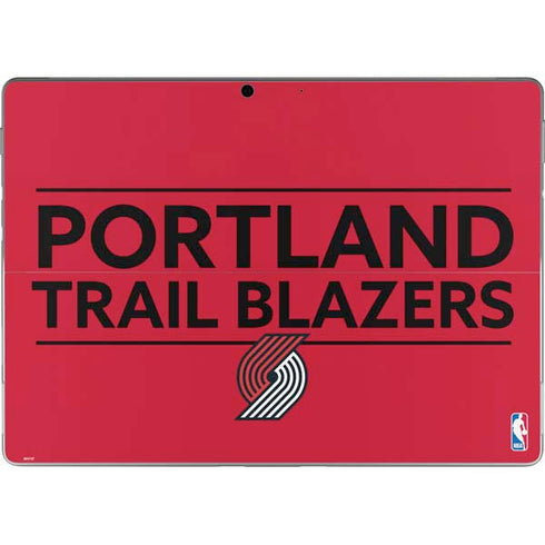 NBA Portland Trail Blazers Standard - Red Surface Pro 9 Skin