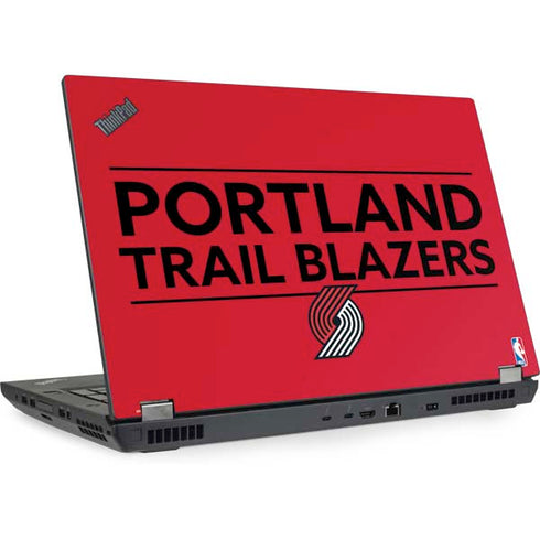NBA Portland Trail Blazers Standard - Red Lenovo ThinkPad Skin