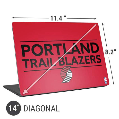 NBA Portland Trail Blazers Standard - Red Universal Laptop 14in (11.4 x 8.2in) Skin