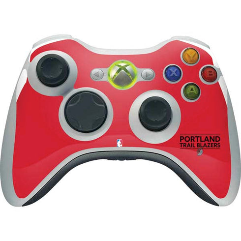 NBA Portland Trail Blazers Standard - Red Xbox 360 Wireless Controller Skin