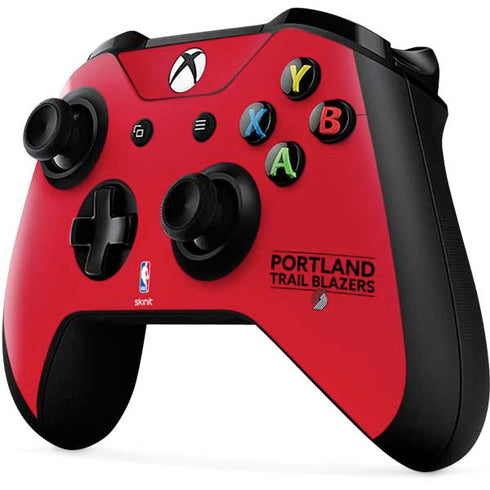 NBA Portland Trail Blazers Standard - Red Xbox One X Controller Skin