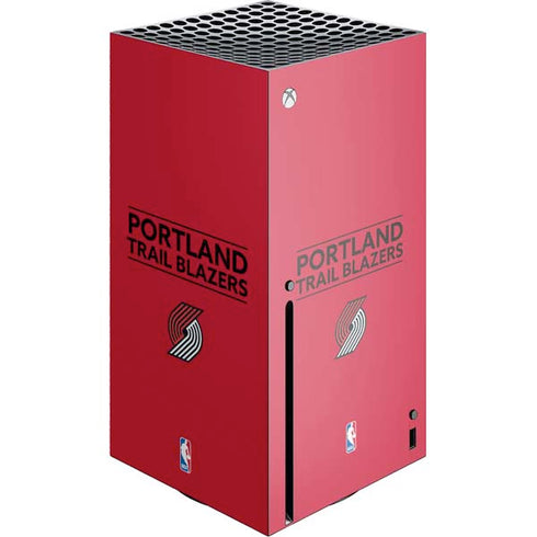 NBA Portland Trail Blazers Standard - Red Xbox Series X Console Skin