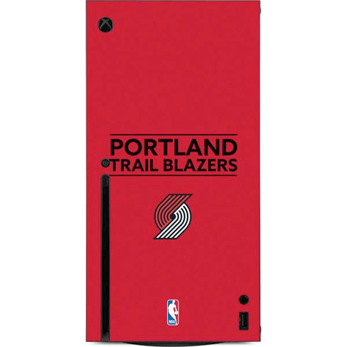 NBA Portland Trail Blazers Standard - Red Xbox Series X Console Skin