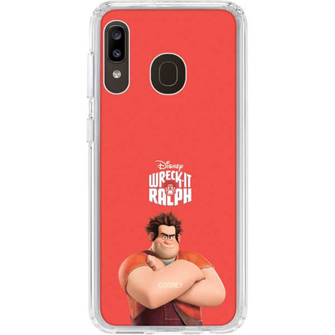 Disney Wreck-it Ralph Portrait Galaxy A20 Clear Case