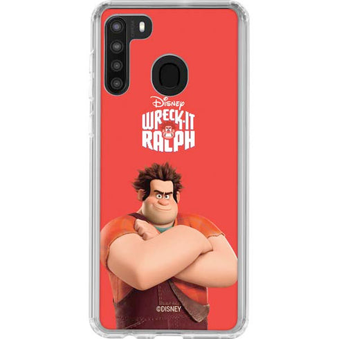 Disney Wreck-it Ralph Portrait Galaxy A21 Clear Case