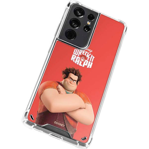 Disney Wreck-it Ralph Portrait Galaxy S21 Ultra 5G Clear Case