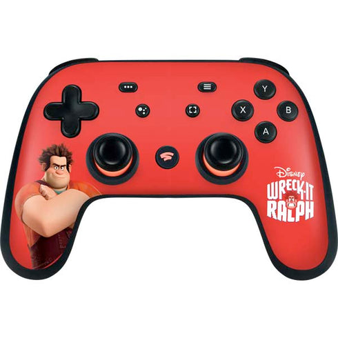 Disney Wreck-it Ralph Portrait Google Stadia Controller Skin