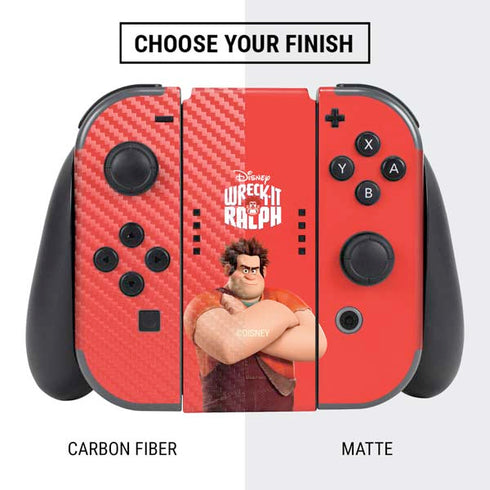 Disney Wreck-it Ralph Portrait Nintendo Switch Bundle Skin