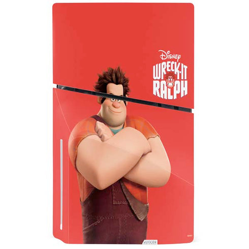 Disney Wreck-it Ralph Portrait PS5 Slim Disk Console Skin
