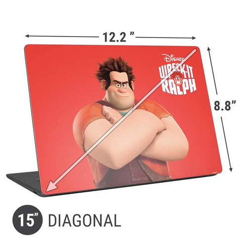 Disney Wreck-it Ralph Portrait Universal Laptop 15in (12.2 x 8.8in) Skin