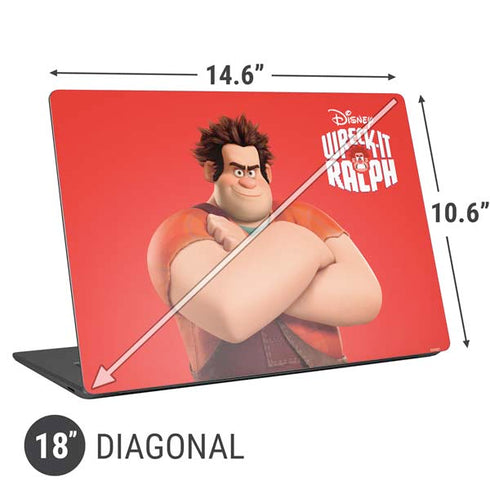 Disney Wreck-it Ralph Portrait Universal Laptop 18in (14.6 x 10.6in) Skin