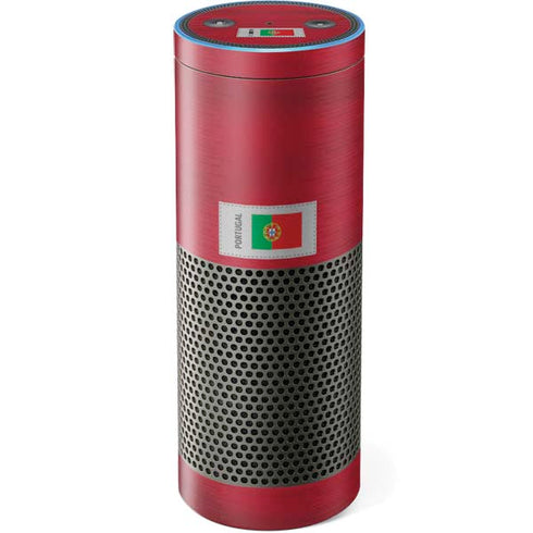 Portugal Soccer Flag Amazon Echo Skin