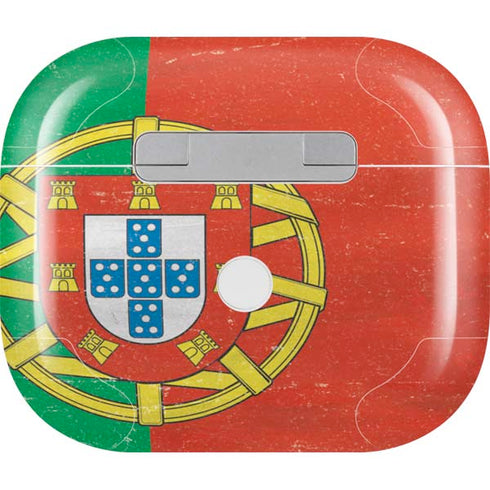Portugal Flag Distressed Apple AirPods (3rd Gen 2021) Skin
