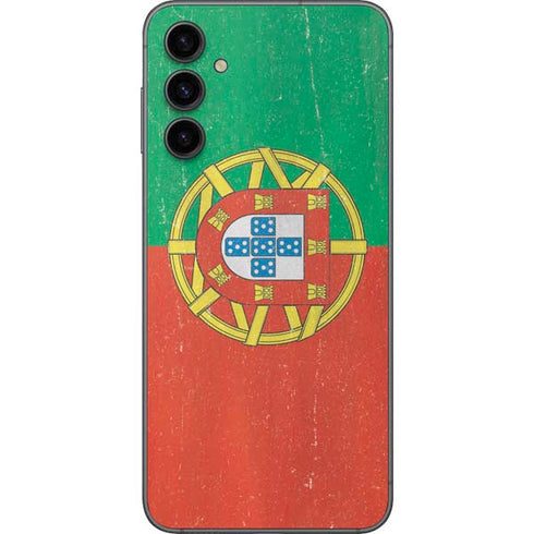 Portugal Flag Distressed Galaxy A14 5G Skin