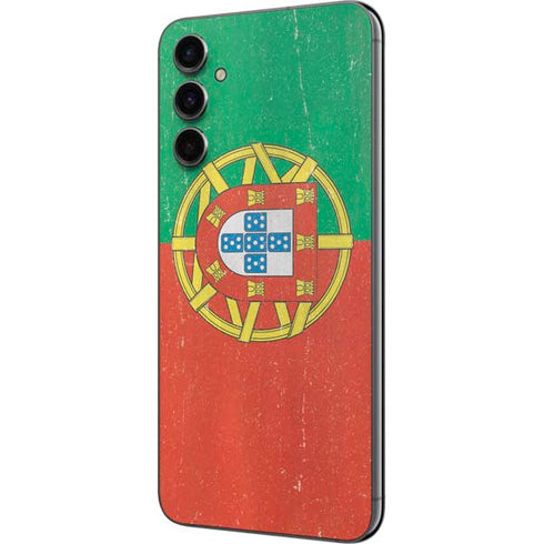 Portugal Flag Distressed Galaxy A14 5G Skin