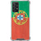 Portugal Flag Distressed Galaxy A72 5G Clear Case