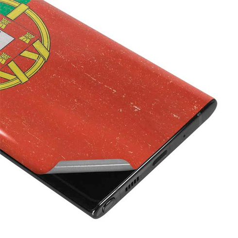 Portugal Flag Distressed Galaxy Note 10 Skin
