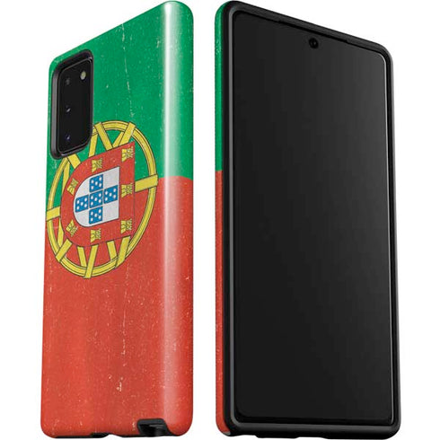Portugal Flag Distressed Galaxy Note20 5G Pro Case
