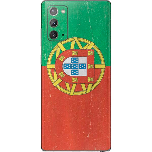 Portugal Flag Distressed Galaxy Note20 5G Skin