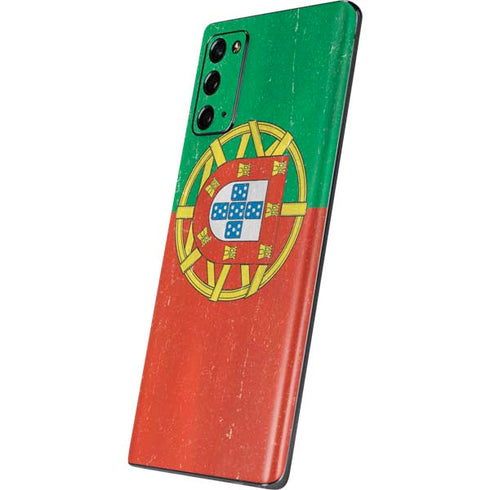 Portugal Flag Distressed Galaxy Note20 5G Skin
