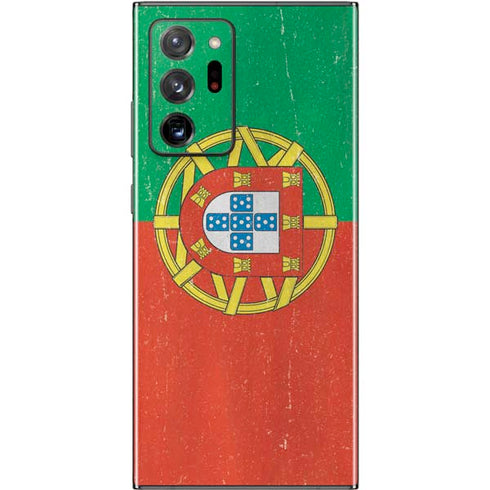 Portugal Flag Distressed Galaxy Note20 Ultra 5G Skin