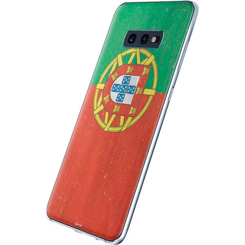 Portugal Flag Distressed Galaxy S10e Skin