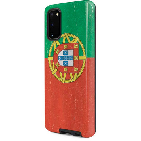 Portugal Flag Distressed Galaxy S20 Pro Case