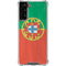 Portugal Flag Distressed Galaxy S21 FE Clear Case