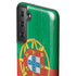 Portugal Flag Distressed Galaxy S21 FE Pro Case