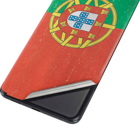 Portugal Flag Distressed Galaxy S21 Plus 5G Skin
