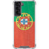 Portugal Flag Distressed Galaxy S22 Clear Case