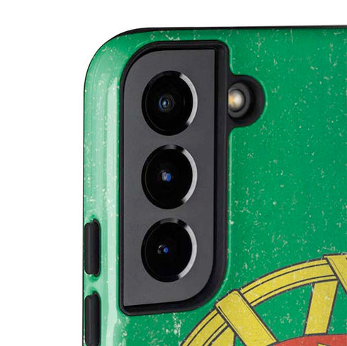 Portugal Flag Distressed Galaxy S22 Pro Case