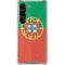 Portugal Flag Distressed Galaxy S23 Clear Case