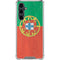 Portugal Flag Distressed Galaxy S23 FE Clear Case
