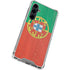 Portugal Flag Distressed Galaxy S23 FE Clear Case
