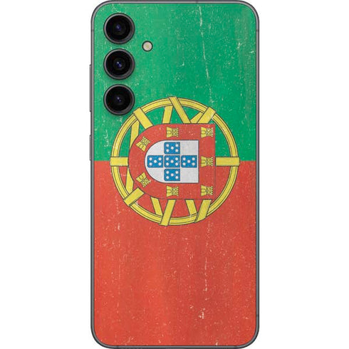 Portugal Flag Distressed Galaxy S23 FE Skin