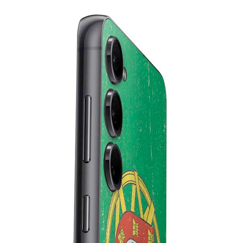 Portugal Flag Distressed Galaxy S23 Plus Skin